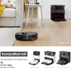 Robotstøvsugere>Tilbehør til robotstøvsugere Xiaomi Roborock S8/S7/S8+/S7-serien