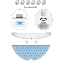 Tilbehør Xiaomi Roborock S5 Max/S50/S51/S55/S5/S60/S65/S6/S6 Pure/S6 MAXV 22 dele Discount