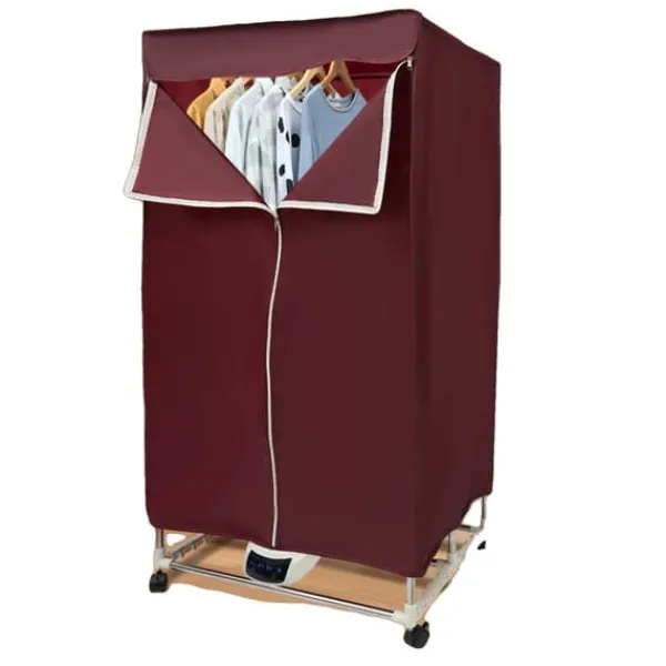 Tøj tørretumbler, Alsidige tørremuligheder, Effektivt varmesystem,Burgunder