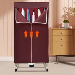 Tøj tørretumbler, Alsidige tørremuligheder, Effektivt varmesystem,Burgunder