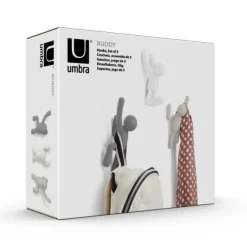 Opbevaringskroge & Hylder>Tøjbøjle til håndklæder til Buddys værelse, grå