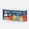 Toiletpapir A'8 Luna City cellulose 2 lag perforeret 160 ark