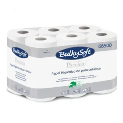Toiletpapir 24m hvid 2 lag Bulkysoft Premium 12 ruller Clearance
