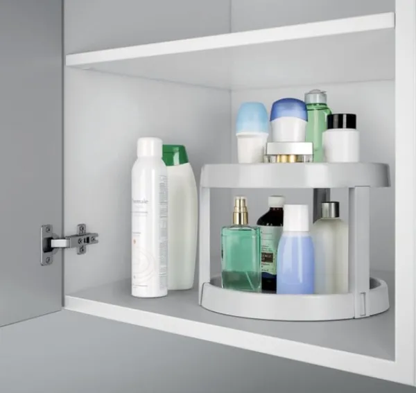 Tomado-Metaltex Giro 2 roterende urtehylde 28x21cm 2 etager Clearance