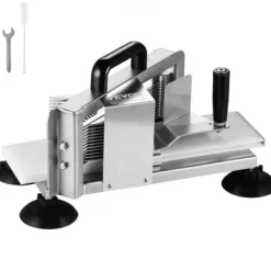 Tomatskærer, rustfrit stål, 3/16 tomme, manuel, kraftig, skridsikre fødder Online