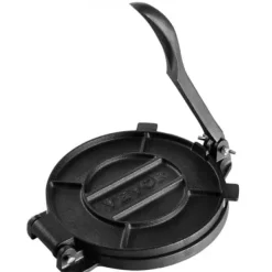 Pressere>Tortillapresse, 25x24,8x13 cm, Sølv, Støbejern