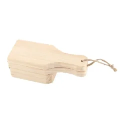 Pressere>Tostonera Plantain Masher Pine Plantain Press Smasher Genanvendelig Dyb Plantain Kurvemaskine med Hængende Snor