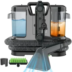 Gulv- & Tæpperengøring>Tæppe- og Polstringsrenser, 12KPa Sug, Dobbeltankssystem,EU, 450W