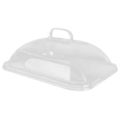 Skålelåg>Transparent akryl støvtæt stænkskærm til køkkenbordplade - rektangulær form