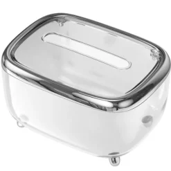 Transparent tissueboks med fast låg - kreativ og enkel papiropbevaringsorganisator Discount