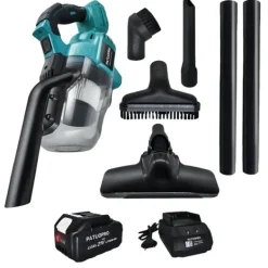 Håndstøvsugere>Trådløs Støvsuger, Genopladelig, Multifunktionelt Design,1PC 4.0Ah Batteri, EU