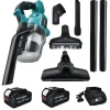 Håndstøvsugere>Trådløs Støvsuger, Genopladelig, Multifunktionelt Design,2PCS 4.0Ah Batteri, EU