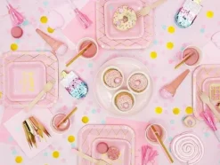 Trelags servietter, lyserøde, 33x33 cm (1 pakke / 20 stk.) Outlet