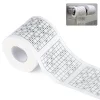 Toiletpapir>Træmassemateriale Nyhed Sjov Nummer Sudoku Trykt Badesjovt Toiletpapir