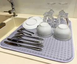 Måtter & Gitter Til Køkkenvaske>TØRREmåtte FADEBAKKE 46x41 cm