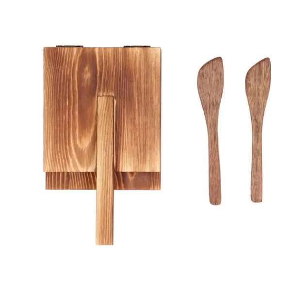 Pressere>Trætortillapresse - Fint håndværk, multifunktionelt dejpresseværktøj med skridsikkert håndtag