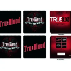 Bordskånere Til Glas>True Blood Coaster Set: Mixed
