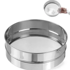 Sier>Tæt konfekturesigte til sigtning af pulveriseret sukker. 247 mm stål - Hendi 637791