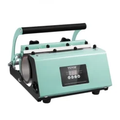 Damppresser>Tumbler varmeoverførselsmaskine sæt, 36,5x28x19,7 cm, rustfrit stål