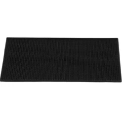 Bordskånere Til Glas>Tyk Barmåtte Skridsikker Gummimåtte Dækkeserviet Til Køkken Hotel Restaurant Café Sort (30x15cm 11.8x5.9in)