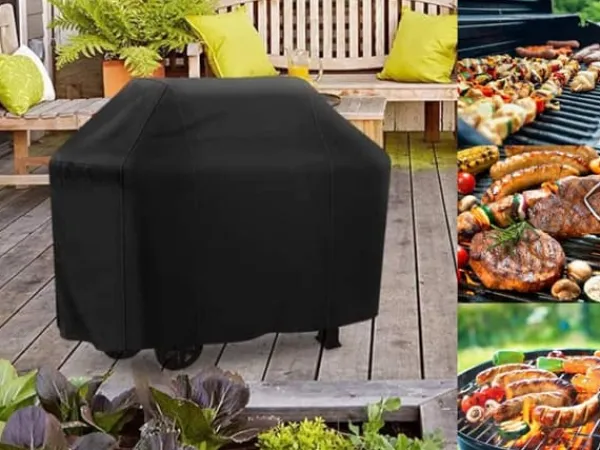 Griller>Udendørs grillovertræk, vandtæt, vindtæt, UV-bestandigt, falmebestandigt, med justerbare stropper, egnet til Weber, Genesis, Charbroil gasgrillovertr | CDON