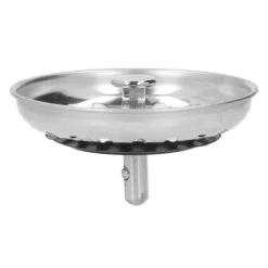 Udskiftning af si til køkkenvask i rustfrit stål med bundprop Sale