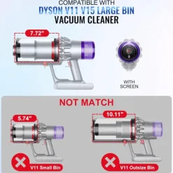Udskiftningsklar beholder til Dyson V11, V15 Series støvsugere Clearance