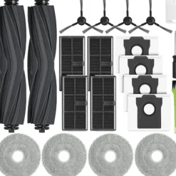 Støvsugertilbehør>Udskiftningssæt Kompatibelt med Xiaomi Mova E30 Ultra/X30 Ultra Tilbehørssæt, Forbedrer Rengøringen og Luftkvaliteten