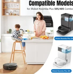 Støvsugertilbehør>Udskiftningssæt til iRobot Roomba Plus 405/505 Combo robotstøvsuger - Høj kvalitet og effektiv rengøring