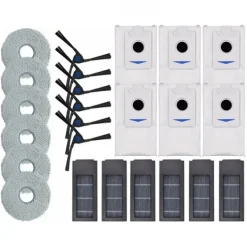 Robotstøvsugere>Udskiftningstilbehørssæt til Ecovacs Deebot X2 Omni / X2 Pro Robotstøvsugere