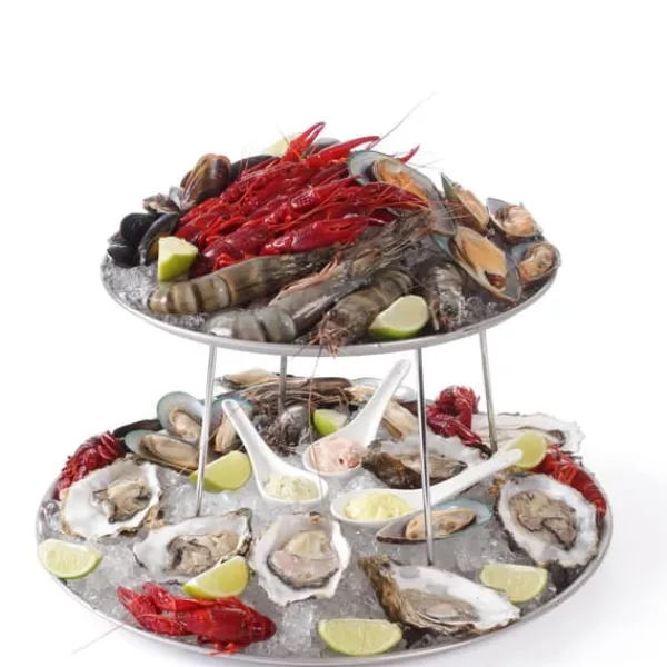 Udstillingsbund i stål til bakker og fade - Hendi 480502 New