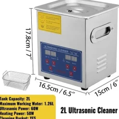 Ultralydsrenser>Ultralydsrenser, Bærbar Vaskemaskine, Hjemmeelektronik, 2L