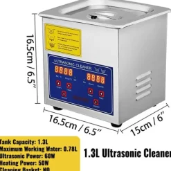 Ultralydsrenser>Ultralydsrenser, Bærbar Vaskemaskine, Hjemmeelektronik, 1,3L