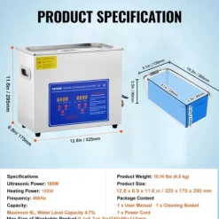 Ultralydsrenser>Ultralydsrenser, Dybderensning, Brugervenligt Design,6L