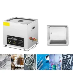 Ultralydsrenser>Ultralydsrenser, Justerbar Temperatur, 40KHZ Frekvens,10 liter