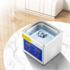 Ultrasonisk rengøringsmaskine 1,3 l - Professionel ultralydsrenser med digital skærm og præcis aflæsning. New