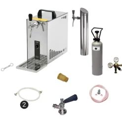 Under-counter fadølsanlæg, PYGMY 25 LE, 1-sidet tør køler, 30 liter/h, inkl. Dispenser, Green Line, KEG:Type A Sale