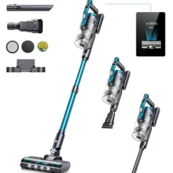 V60 - Ledningsfri skaftstøvsuger - 450 W - 38 kPa sugekraft - Børsteløs motor - 55 min driftstid - Hvid