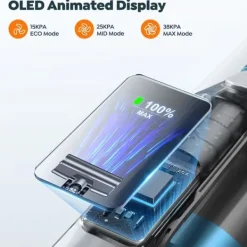 V60 - Ledningsfri skaftstøvsuger - 450 W - 38 kPa sugekraft - Børsteløs motor - 55 min driftstid - Hvid