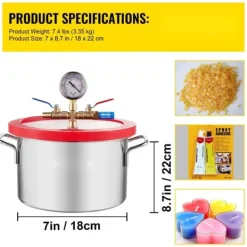 220V - vakuumpumpe multifunktionspumpe allrounder - vakuumanordning vakuumpumpe 4 Cfm - vakuumpumpe 1720 U - kølevæskevakuumpumpe Clearance