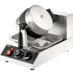 Vaffeljern, Rundt Drejeligt Non-stick 1300W, 25x38,5x30,5 cm, Rustfrit Stål Sale
