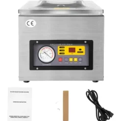 Vakuumpakkere>Vakuumforsegler, Rustfrit Stål Konstruktion, Automatisk Betjening,Lys Grå