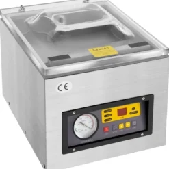 Vakuumpakkere>Vakuumforsegler, Rustfrit Stål Konstruktion, Automatisk Betjening,Lys Grå