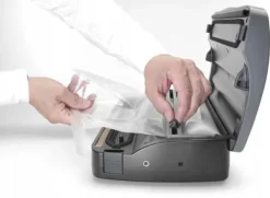 Vakuumpakkere>Vakuumpakker med Rullefod HENDI 6,5 l/min, 385x205x95 mm + Prikkede Poser 25x35 cm 100 stk