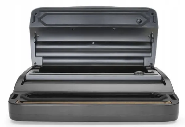 Vakuumpakkere>Vakuumpakker med Rullefod HENDI 6,5 l/min, 385x205x95 mm + Prikkede Poser 25x35 cm 100 stk