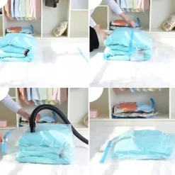 Vakuumpose Genanvendelig Vakuumfilmpose til tøj Sengetøj 50x70 Outlet