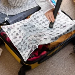 Vakuumpose til tøj, sengetøj, tæpper, med lavendelduft, 120x80 Clearance