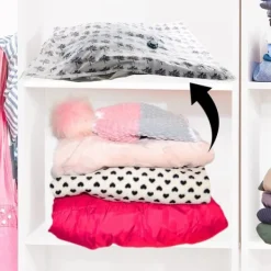 Vakuumpose til tøj, sengetøj, tæpper, med lavendelduft, 120x80 Clearance