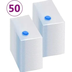 Opbevaringsposer Til Hjemmet>Vakuumposer til tøjopbevaring - 50 stk. | Størrelse: 80x60 cm