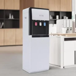 Vandautomat - Fritstående vanddispenser - Bundpåfyldt - Kold 10–15°C, varm 85–95°C - 500W/90W - 220V - Hvid Best